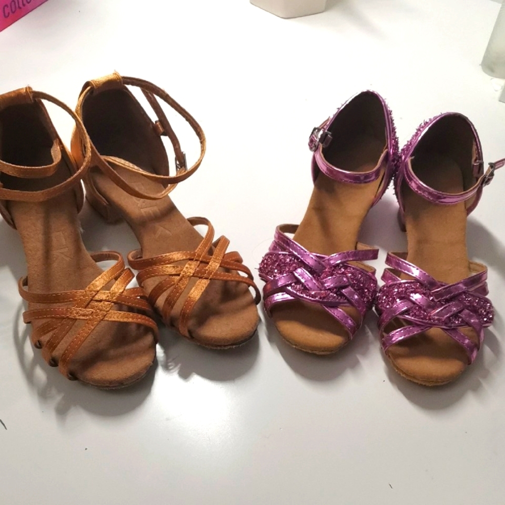 Vibrant Strappy Sandals/Dancing shoes
